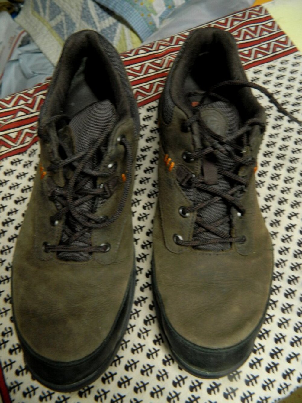 Mens New Balance Brown Trail Waterproof Hiking Shoes Size 14